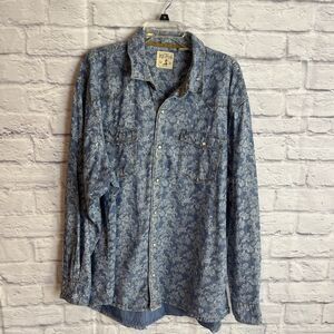 Red Head Brand Men’s Western Cowboy Pearl Snap Collared Shirt Size 2XL
